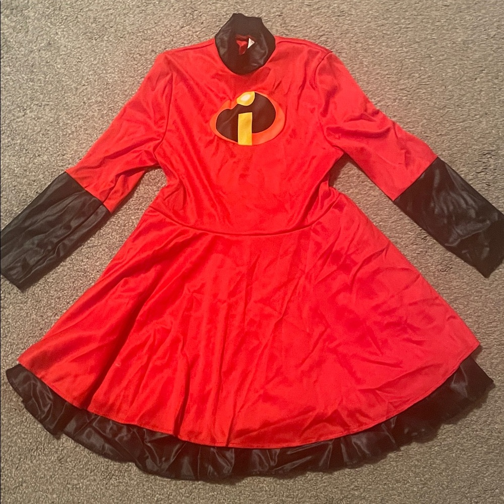 The Incredibles Red Superhero Dress Costume for Kids 4 5 6